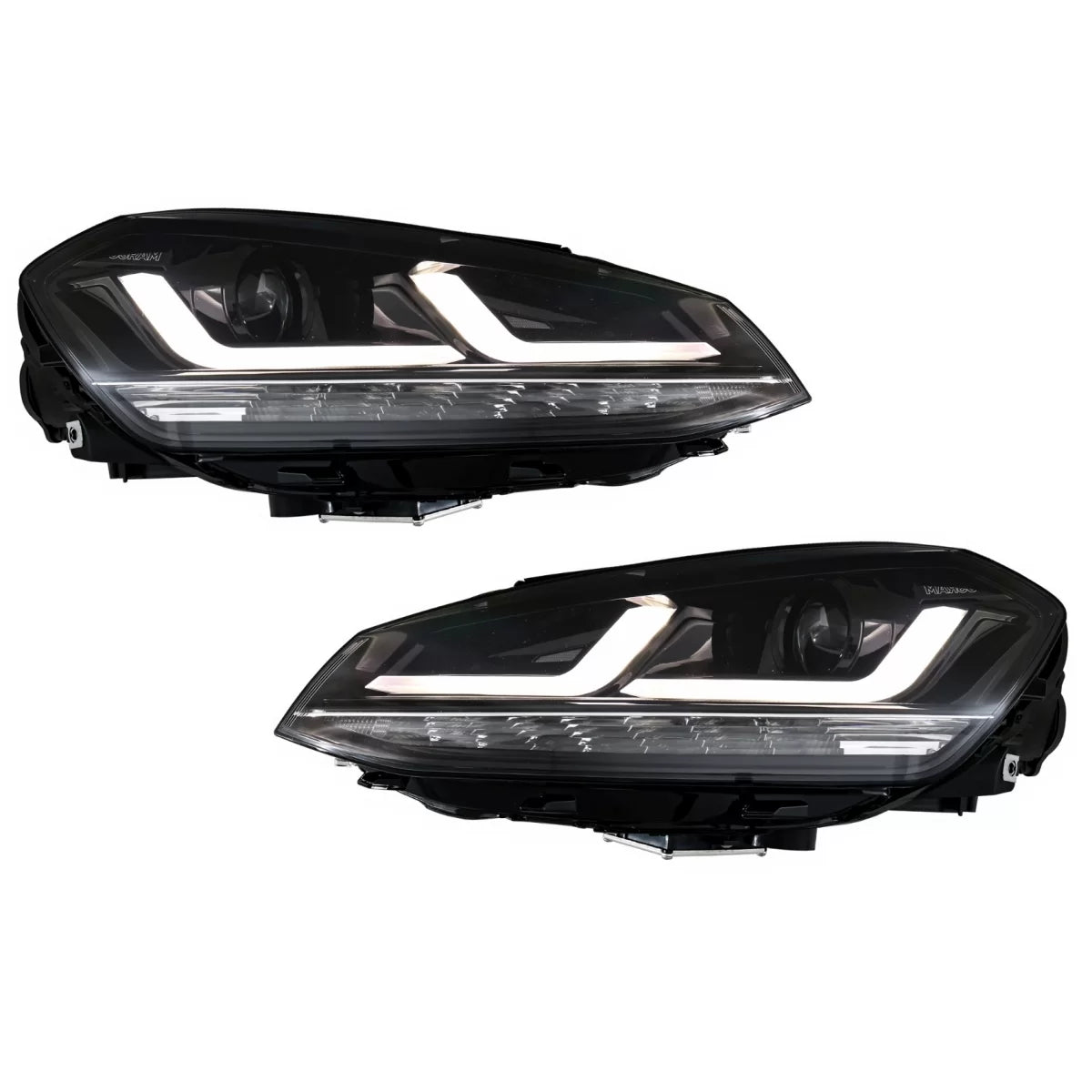 Osram Full LED Headlights LEDriving suitable for VW Golf 7 VII (2012-2017) Black Upgrade for Halogen – product image 1
