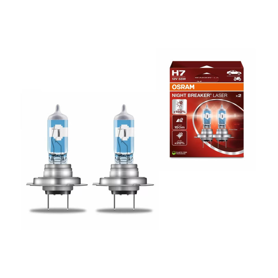 OSRAM NIGHT BREAKER LASER H7 Auto-Moto Halogen Headlamp 64210NL-2HB 12V Duobox 55W (2 Pieces) – product image 1