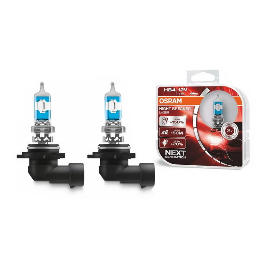 Osram Night Breaker Laser HB4 Halogen Lamp +110% 9006NL-HCB 12V 51W (2 Pieces) – product image 1