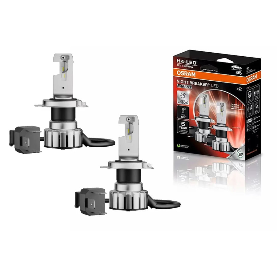OSRAM NIGHT BREAKER LED SMART H4 64193DWNBSM-2HB20 SET Bulb Auto Moto – product image 1