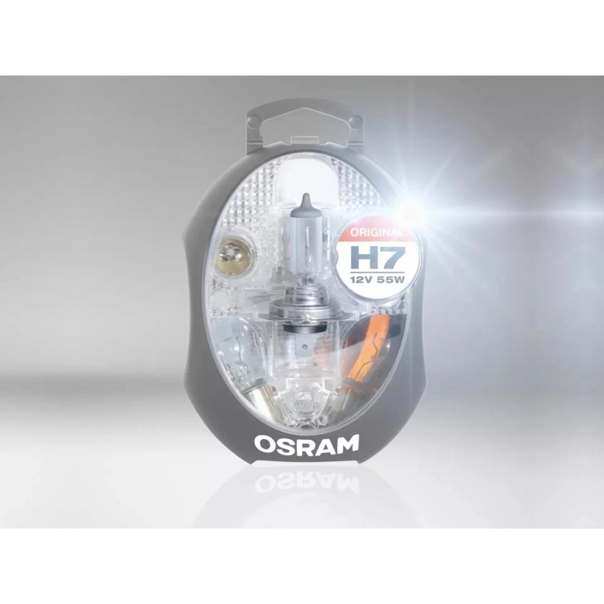 OSRAM Spare Lamps Box 6 Pieces H7 P21W PY21W P21/5W R5W W5W for Car Lamp Kit – product image 1