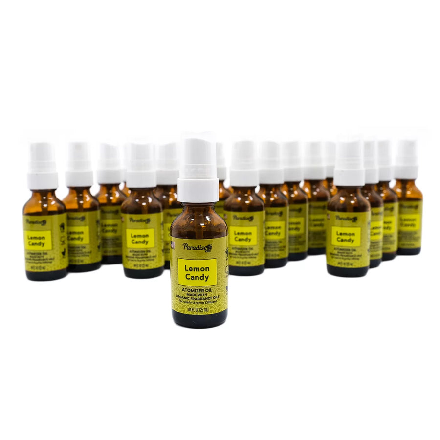 Paradise Air Fresh Atomizer Oil Air Freshener Spray 25 ml Lemon Candy 25 Units Aroma Diffuser – product image 1