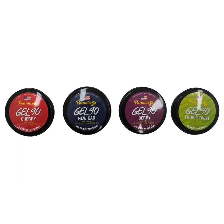 Paradise Fresh Air Slim Gel 90 Air Freshener Odor Eliminating 21 Cases Assorted – product image 1