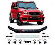 PLASTIC FRONT LIP WITH LED for MERCEDES BENZ G CLASS W465 G450D G500 2024 - 2026