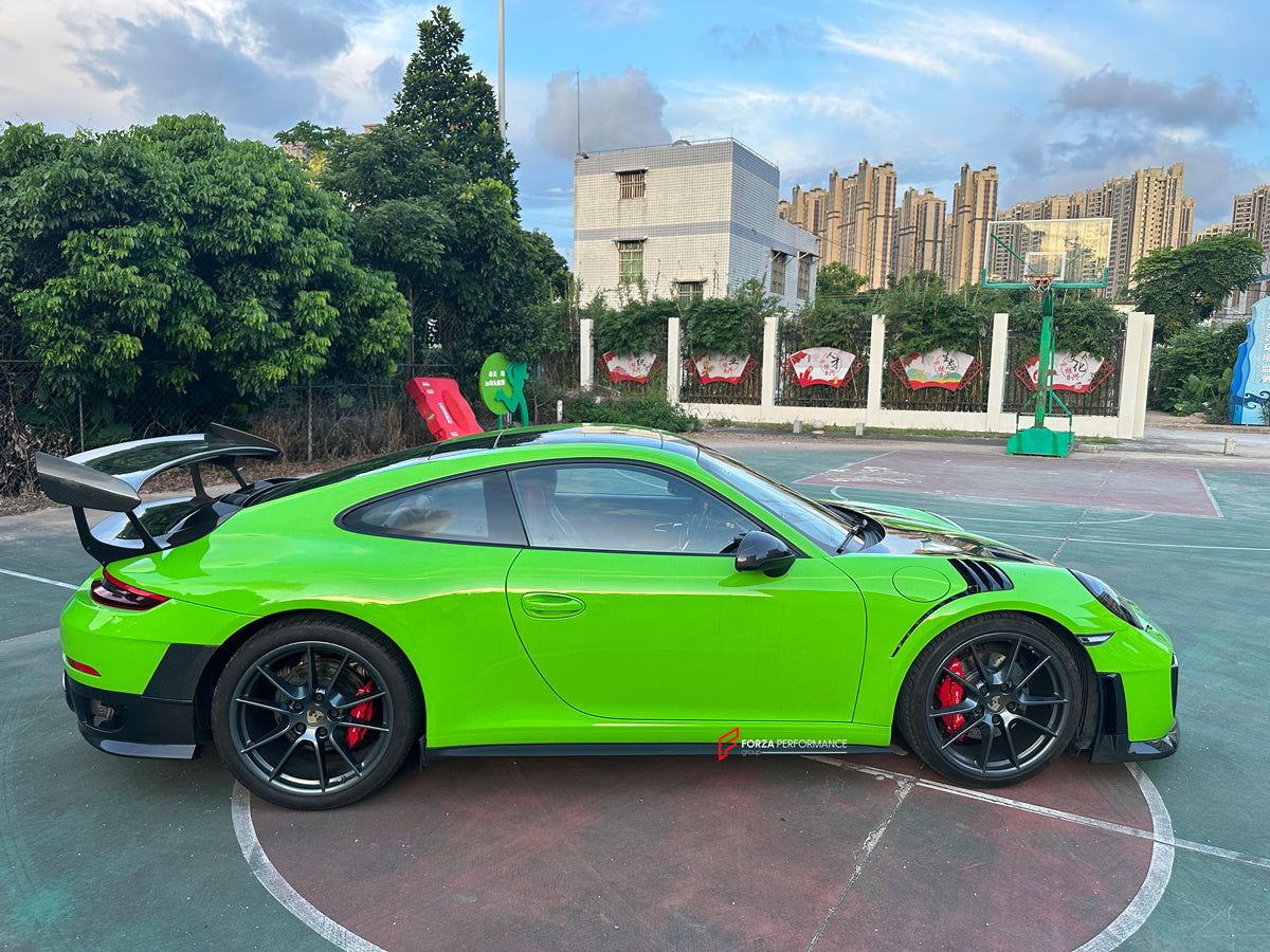 PLASTIC SIDE SKIRTS for PORSCHE 911 991 CARRERA S C2S NARROW BODY 2012 - 2019