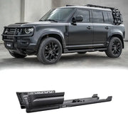 PLUMB DRY CARBON SIDE STEP BAR for LAND ROVER DEFENDER 90 110 130 L663 2019+