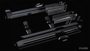 PLUMB DRY CARBON SIDE STEP BAR for LAND ROVER DEFENDER 90 110 130 L663 2019+