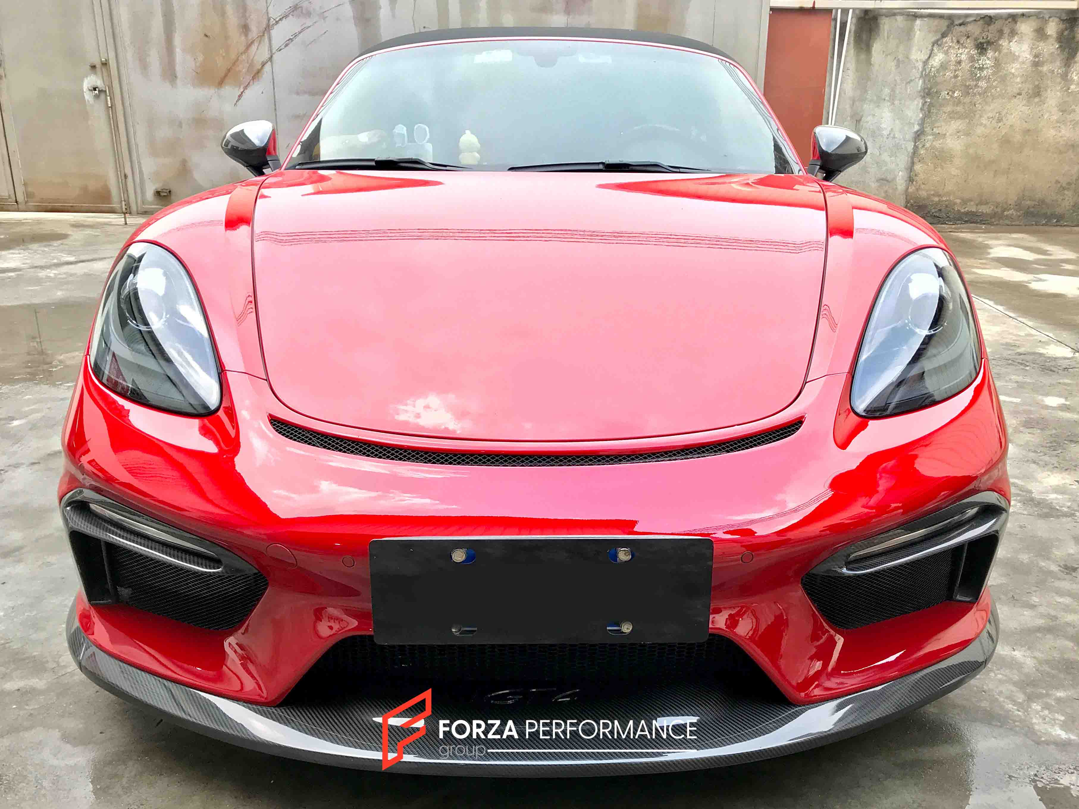 CONVERSION UPGRADE CARBON BODY KIT for PORSCHE CAYMAN 718 982 2016+ upgrade to GT4