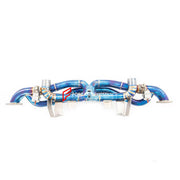 VALVED EXHAUST CATBACK TITANIUM MUFFLER WITH MANIFOLD for Porsche 718 GT4 RS 2022+