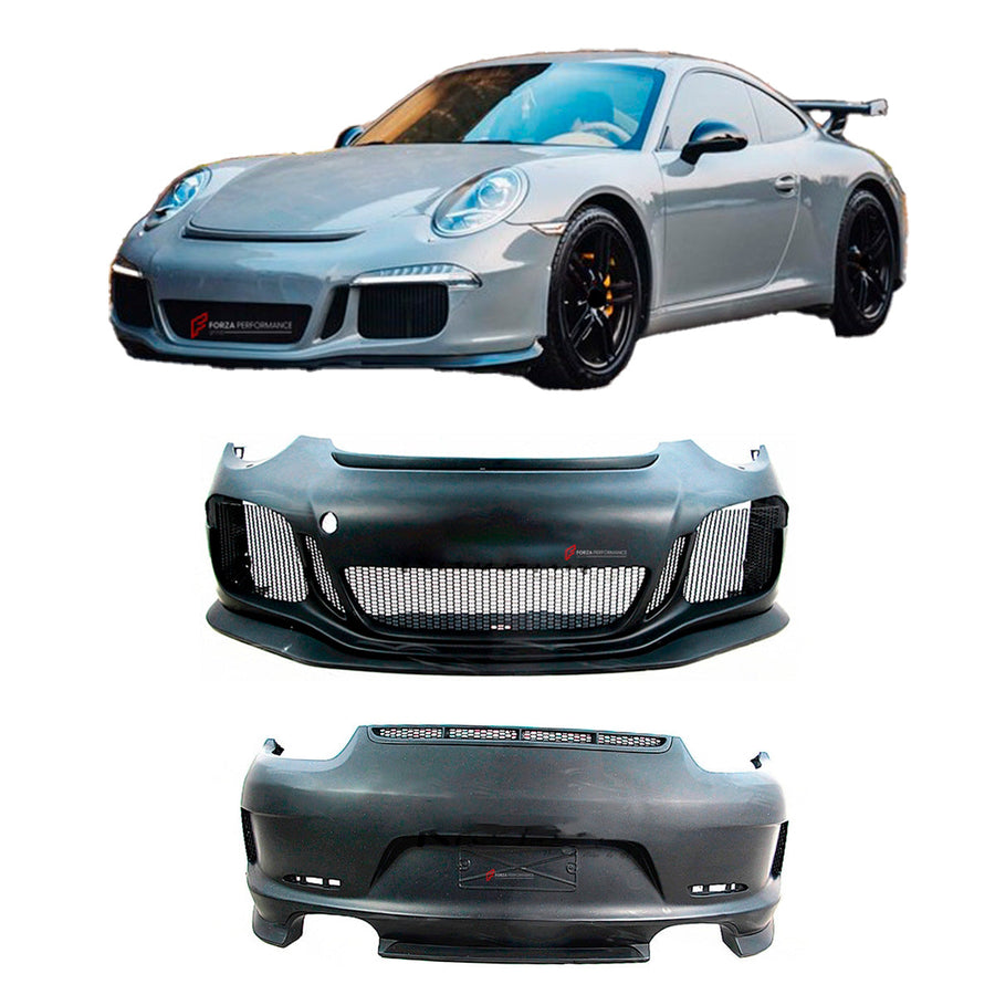 Buy Now CONVERSION UPGRADE BODY KIT for PORSCHE 911 CARRERA S 991.1 2011 - 2017 upgrade to GT3 and upgrade car parts from SIR Tuning at the Best Price. Headlights, Tail lights, Bodykits, Navigations, Carbon body kit and more - Fast & Free Shipping within Europe, US & Worldwide.