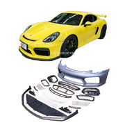 CONVERSION UPGRADE BODY KIT for PORSCHE BOXSTER CAYMAN 981 2013 - 2016 UPGRADE to GT4