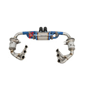 VALVED EXHAUST CATBACK TITANIUM MUFFLER WITH MANIFOLD for Porsche  911 GT3 992 4.0T
