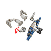 VALVED EXHAUST CATBACK TITANIUM MUFFLER WITH MANIFOLD for Porsche  911 GT3 992 4.0T
