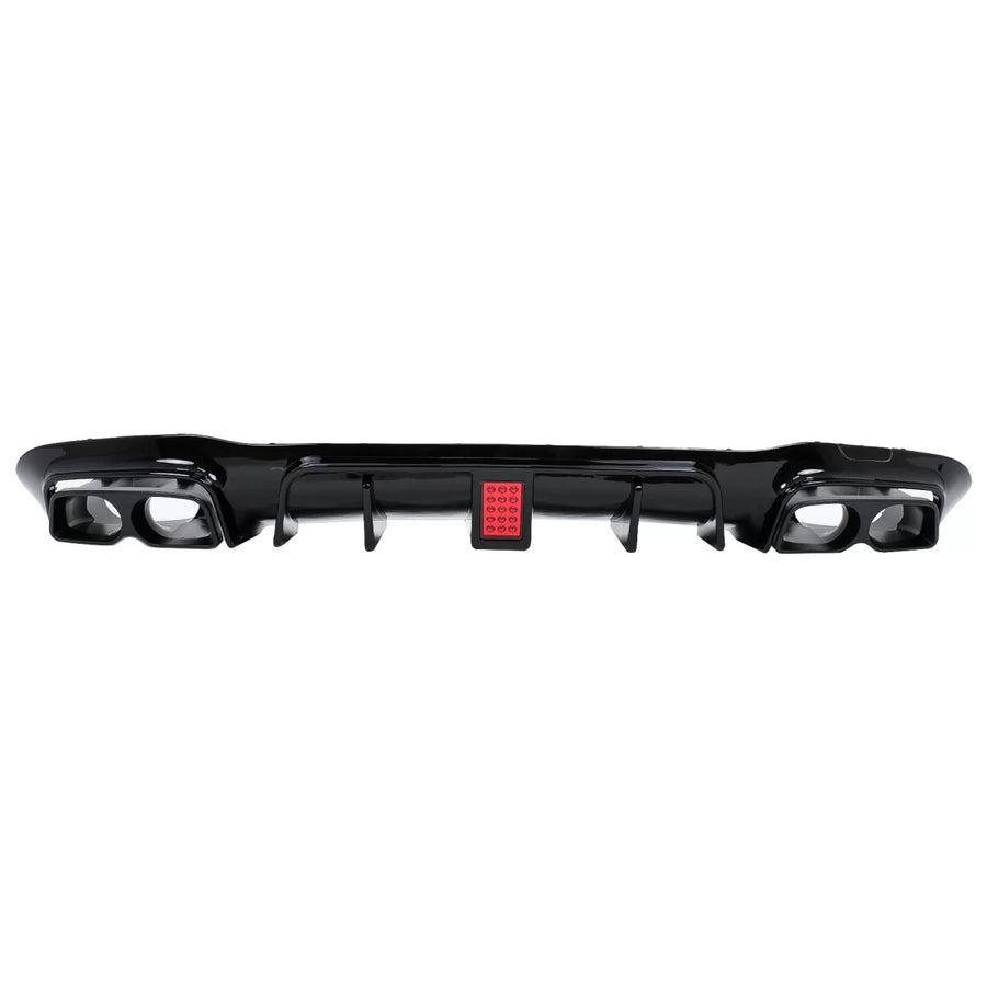 Rear Bumper Air Diffuser suitable for Mercedes E-Class W213 Sport Line (2016-2019) B Design – product image 1