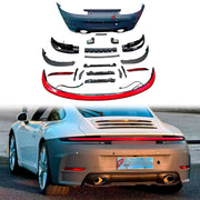 REAR BUMPER ASSEMBLY for PORSCHE 911 992 CARRERA 2019+