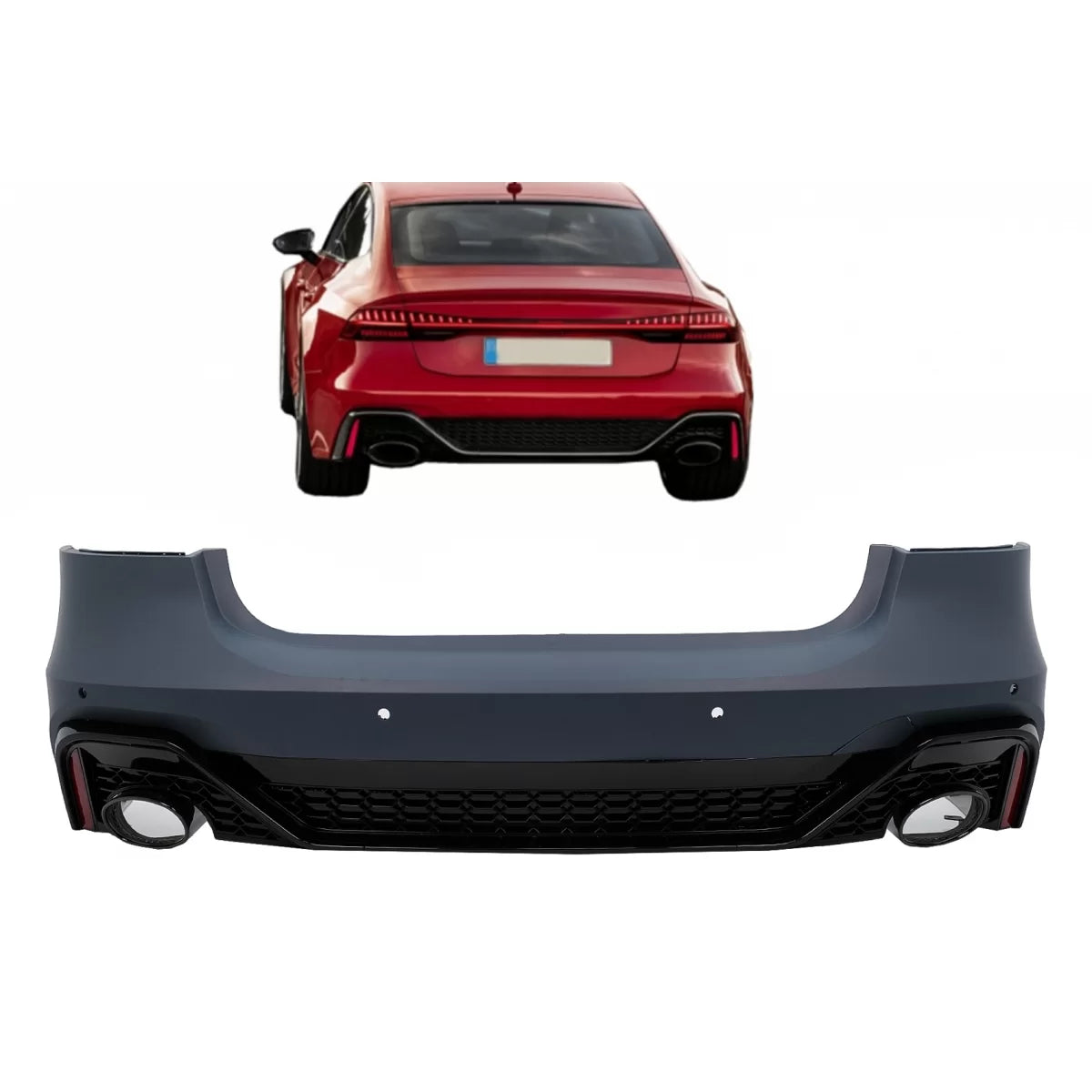 Rear Bumper suitable for Audi A7 4K8 Sportback (2018-up) RS Design – product image 1