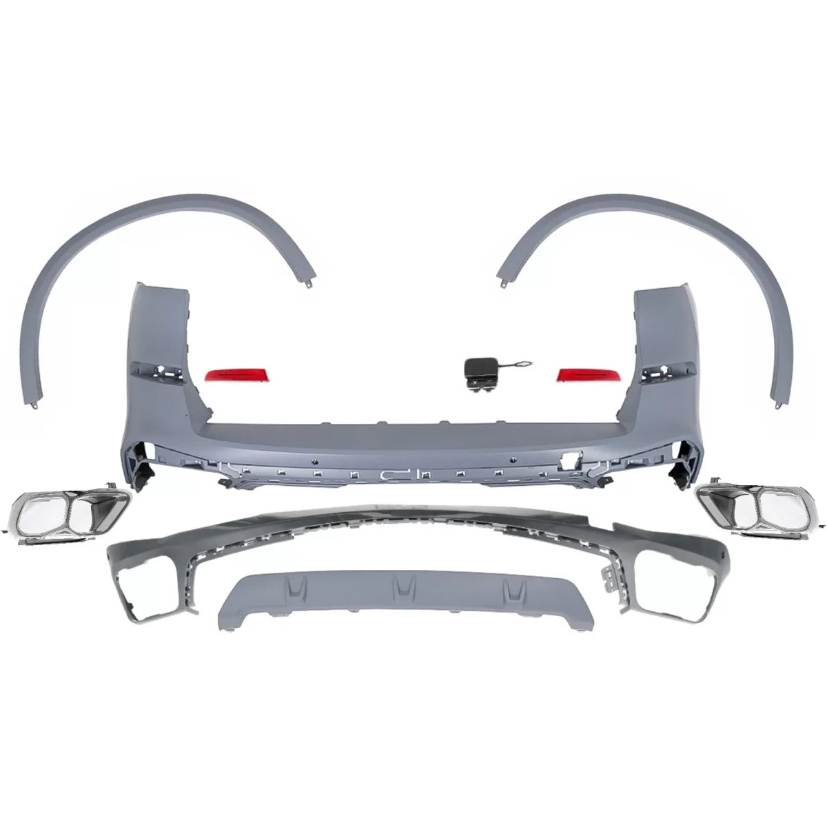 Rear Bumper suitable for BMW X5 G05 (2019-2022) & LCI (2023-up) M-Tech Design – product image 1
