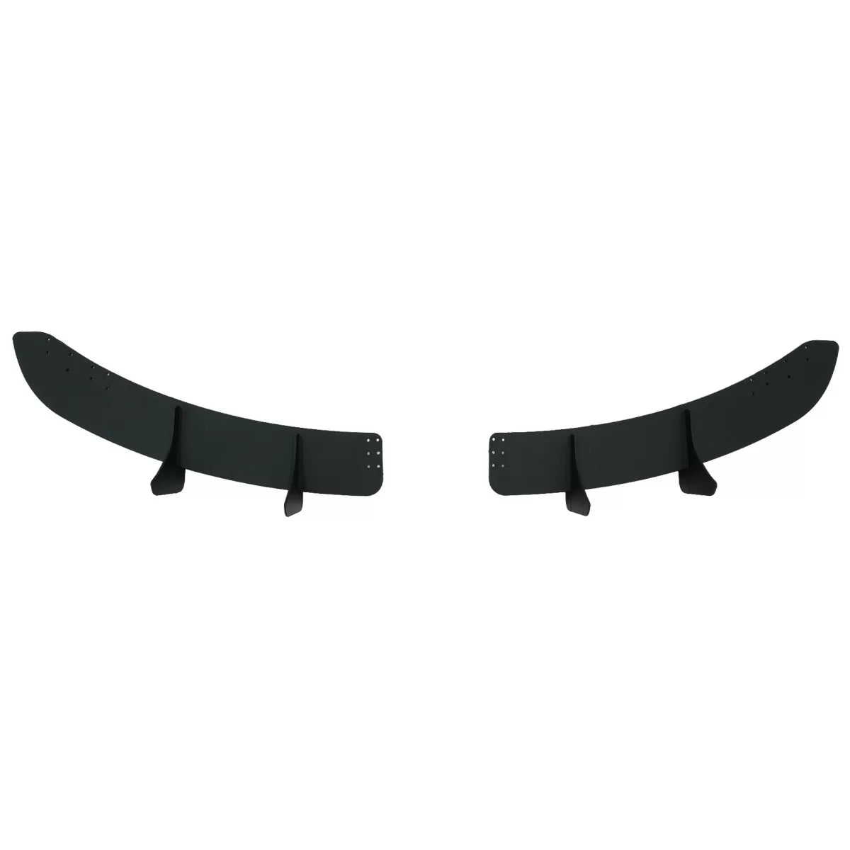 Rear Bumper Extension Splitters for Air Diffuser suitable for VW Golf VI 6 R20 (2008-2013) Black – product image 1