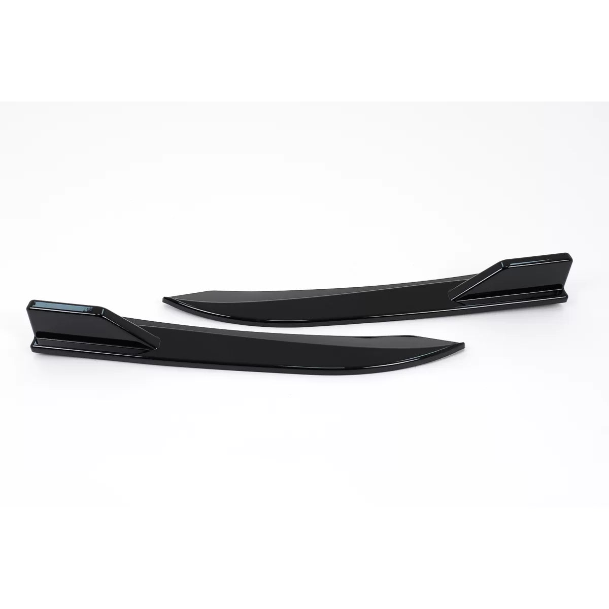 Rear Bumper Flaps Side Fins Flics suitable for BMW 3 Series F30 F31 (2011-2019) Piano Black – product image 1