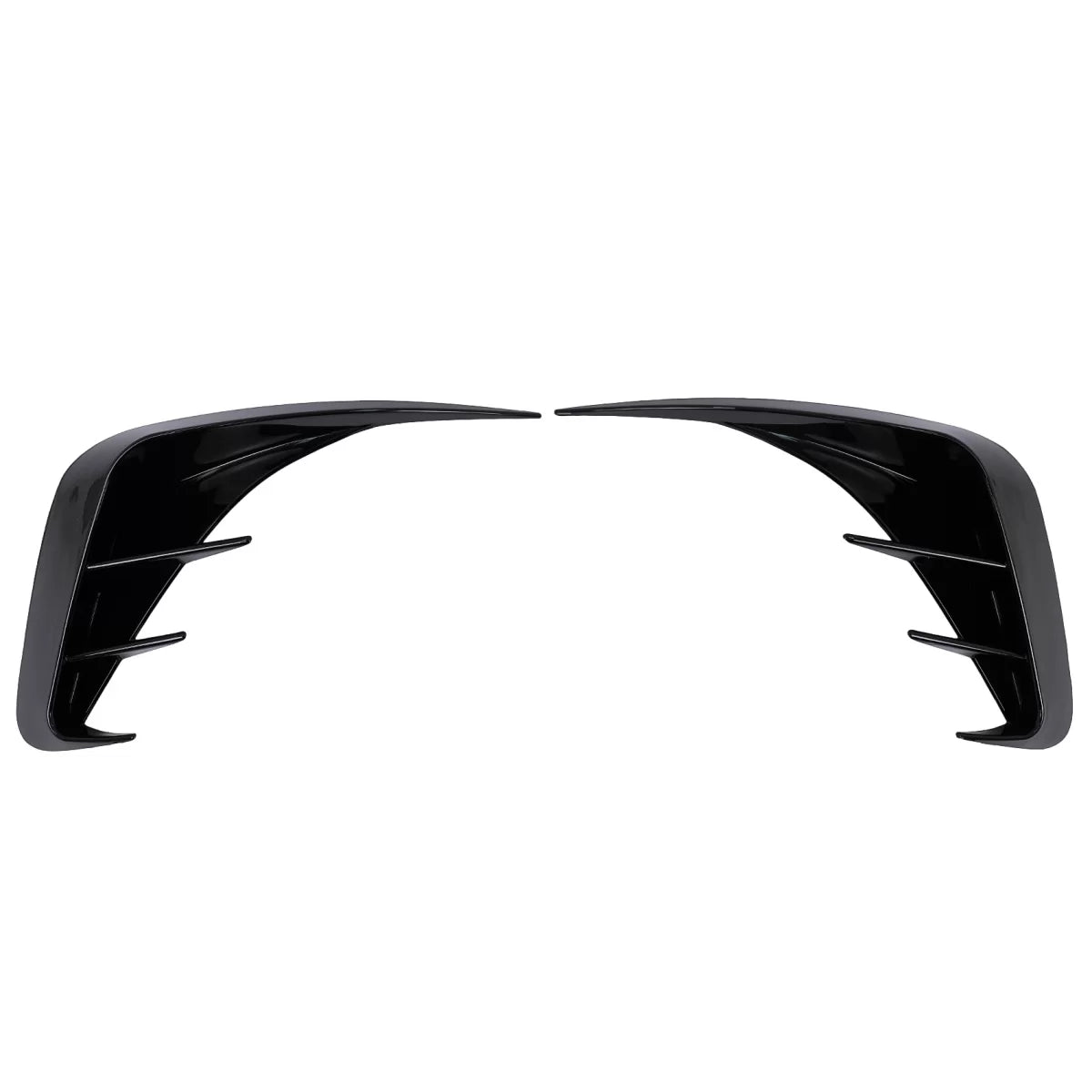 Rear Bumper Flaps Side Fins Flics suitable for BMW 3 Series G20 G21 G28 M-Sport (2018-up) Piano Black – product image 1