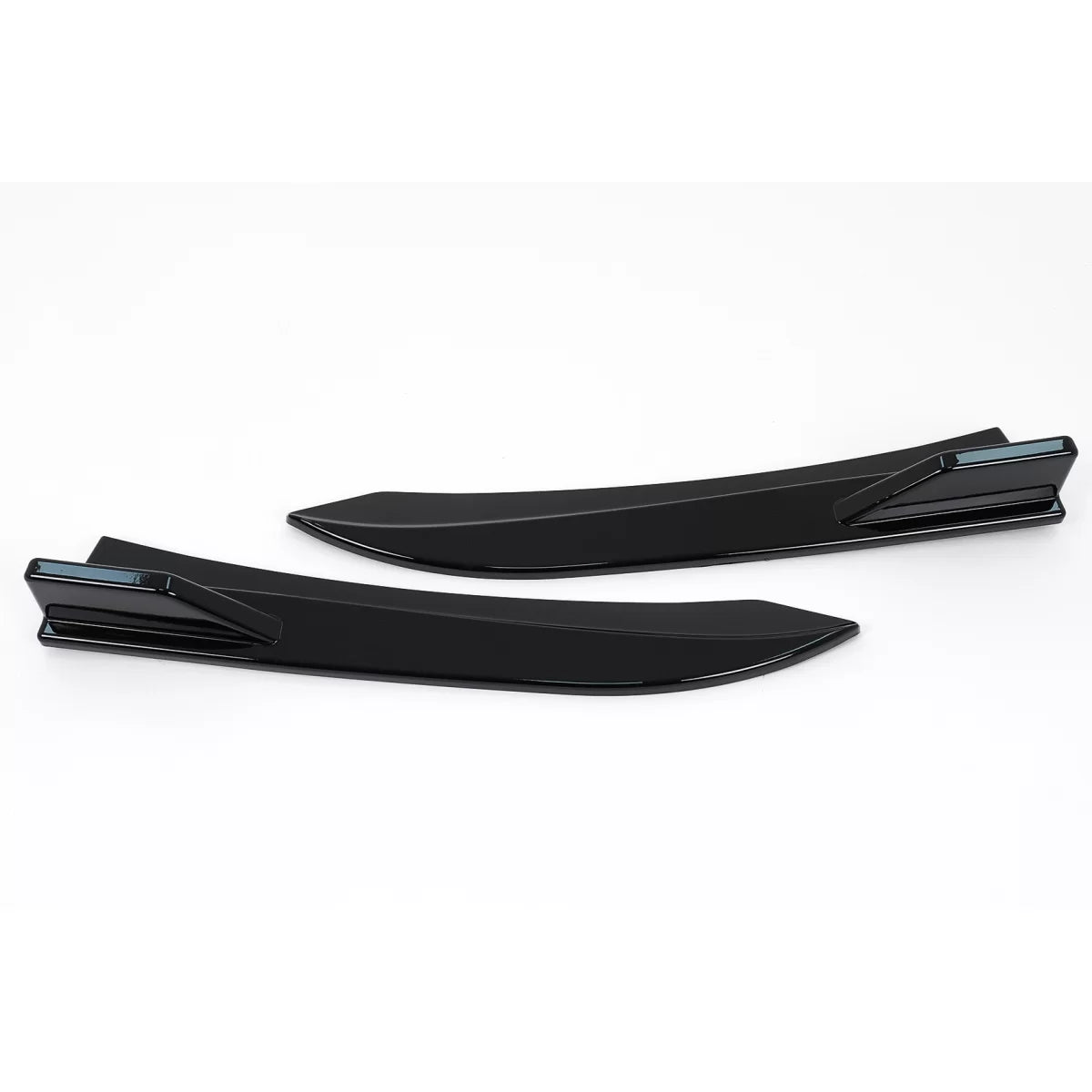 Rear Bumper Flaps Side Fins Flics suitable for BMW 3 Series F30 F31 (2011-2019) Piano Black – product image 1