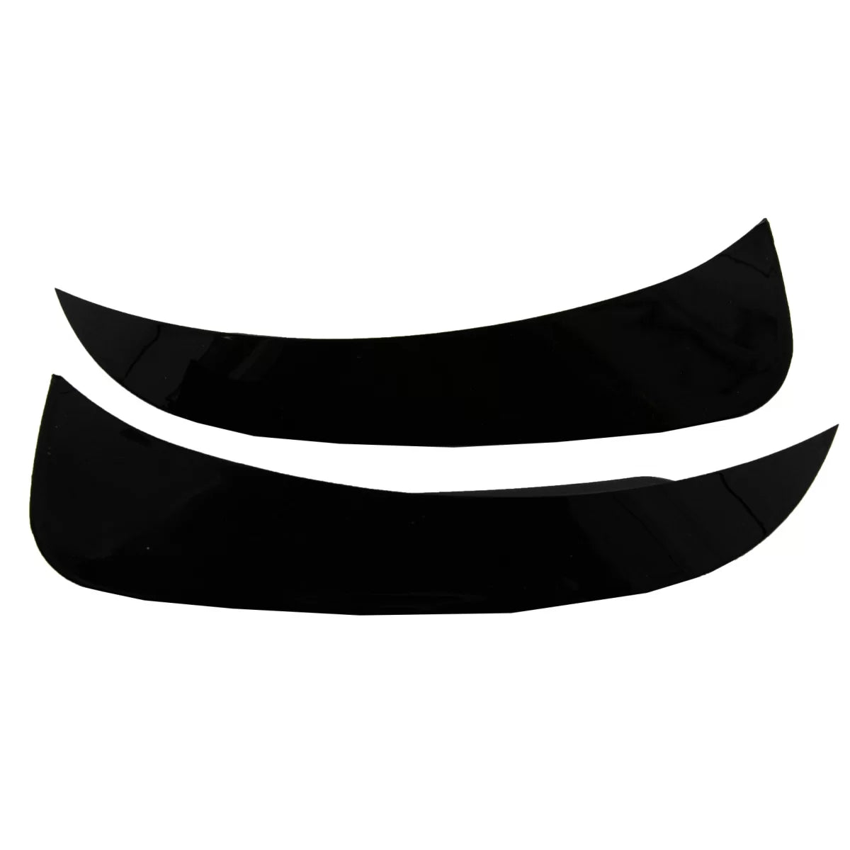 Rear Bumper Flaps Side Fins Flics suitable for Mercedes GLA X156 GLA250 GLA45 (2014-up) Black Edition – product image 1