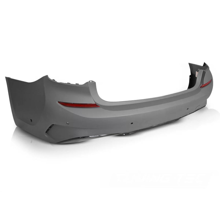 REAR BUMPER PERFORMANCE STYLE PDC GLOSSY BLACK AP -O--O- fits BMW G20 19-22 – product image 1