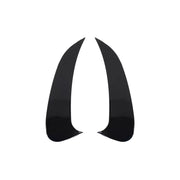 Rear Bumper Side Fins Flaps suitable for Mercedes C Class W206 Sport Line (2021-Up) Piano Black – product image 2