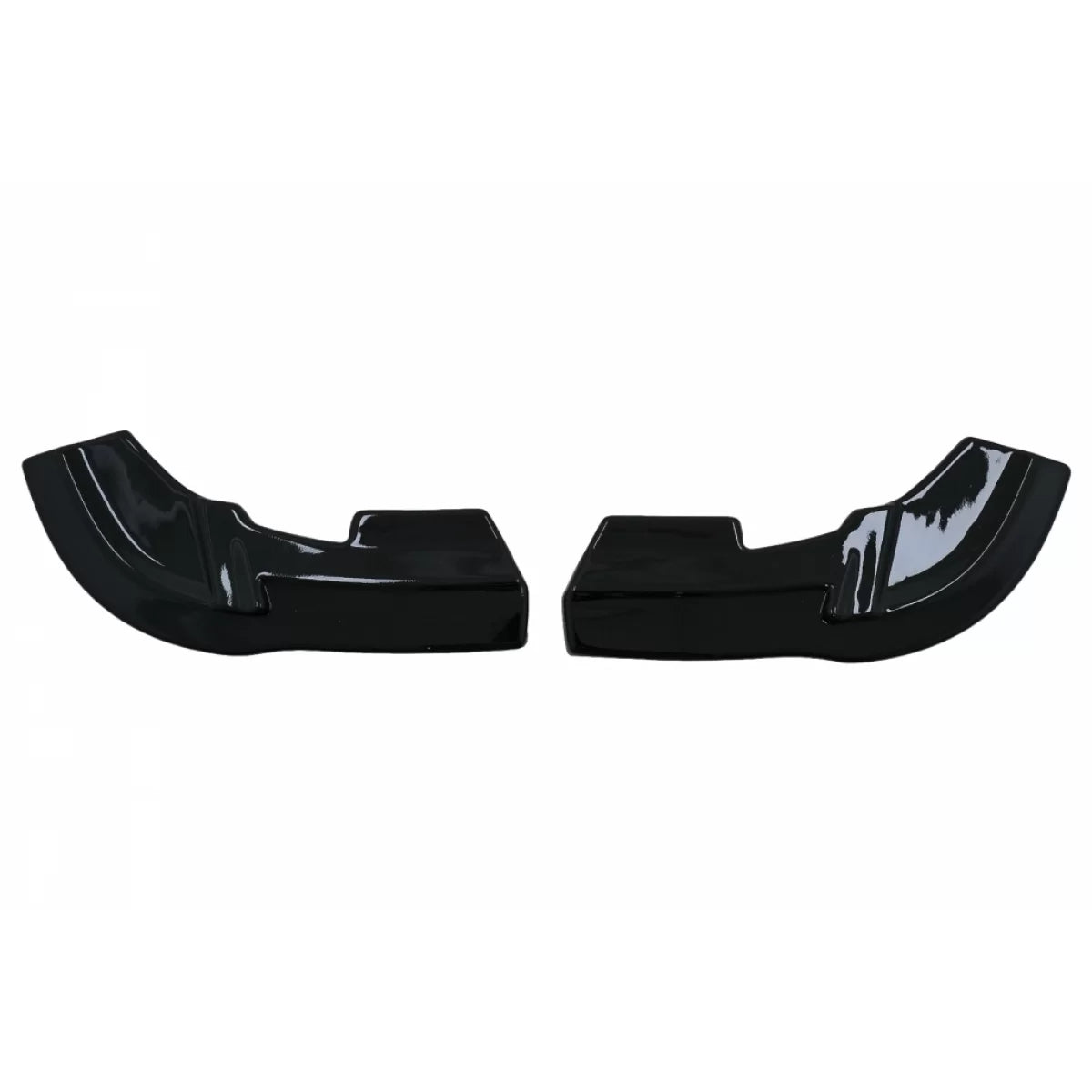 Rear Bumper Side Splitters Fins suitable for Mercedes A-Class W176 Sport Line A45 Hatchback (2012-2018) Piano Black – product