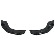 Rear Bumper Side Splitters Fins suitable for Mercedes A-Class W177 A35 A45 Hatchback (2018-up) Piano Black – product image 3