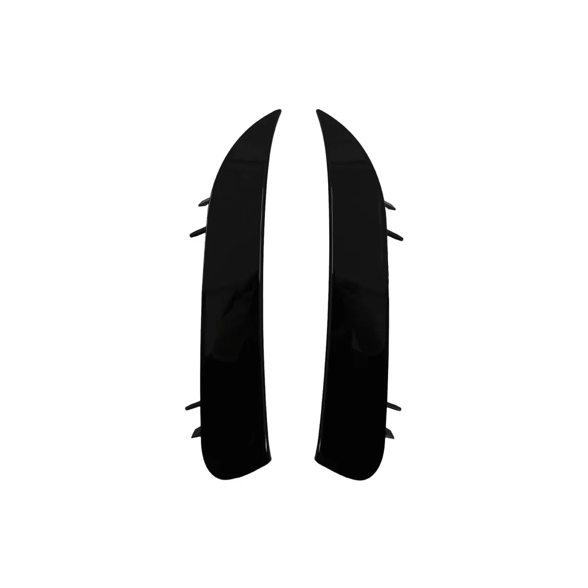 Rear Bumper Splitters Fins Side Vent Flaps Flics suitable for Mercedes CLA W117 C117 X117 (2013-2018) CLA45 Design – product 