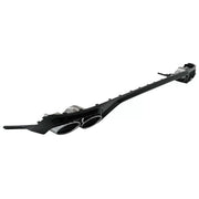 Rear Bumper Spoiler Valance Diffuser Double Outlet suitable for Audi Q8 S-Line (2018-2023) Silver Tips – product image 2