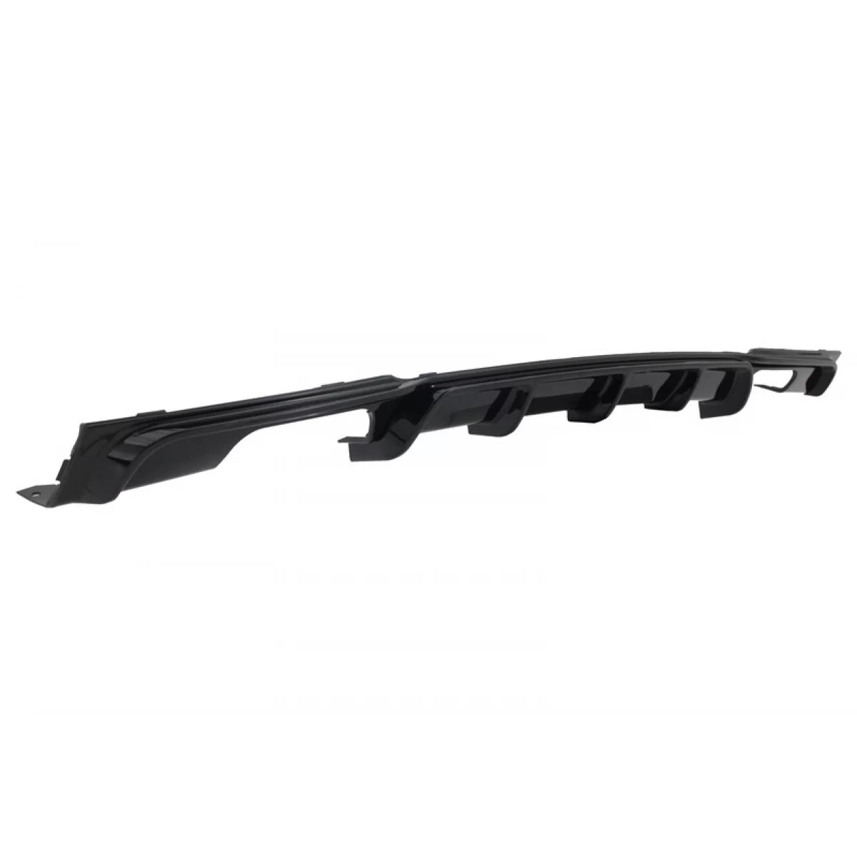 Rear Bumper Spoiler Valance Diffuser Double Outlet suitable for BMW 3 Series F30 F31 (2011-2019) Limo Touring M Design Brilli