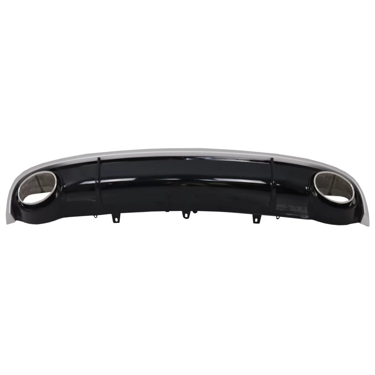 Rear Bumper Valance Air Diffuser suitable for Audi A7 4G (2010-2014) with Exhaust Tips RS7 Design – product image 1