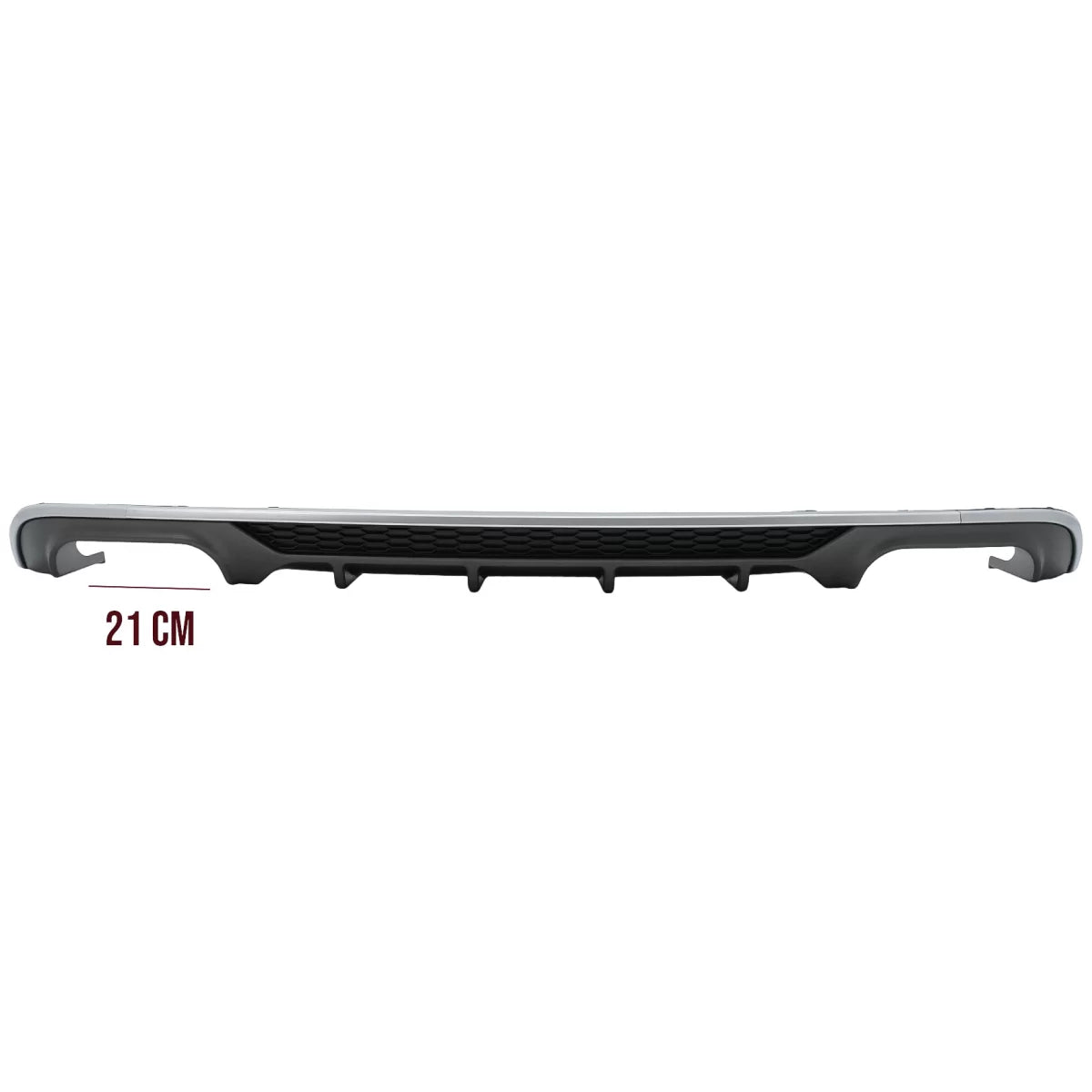 Rear Bumper Valance Diffuser suitable for Audi A3 8V Facelift Sedan Convertible (2016-2019) Standard Bumper SE S3 Design – pr