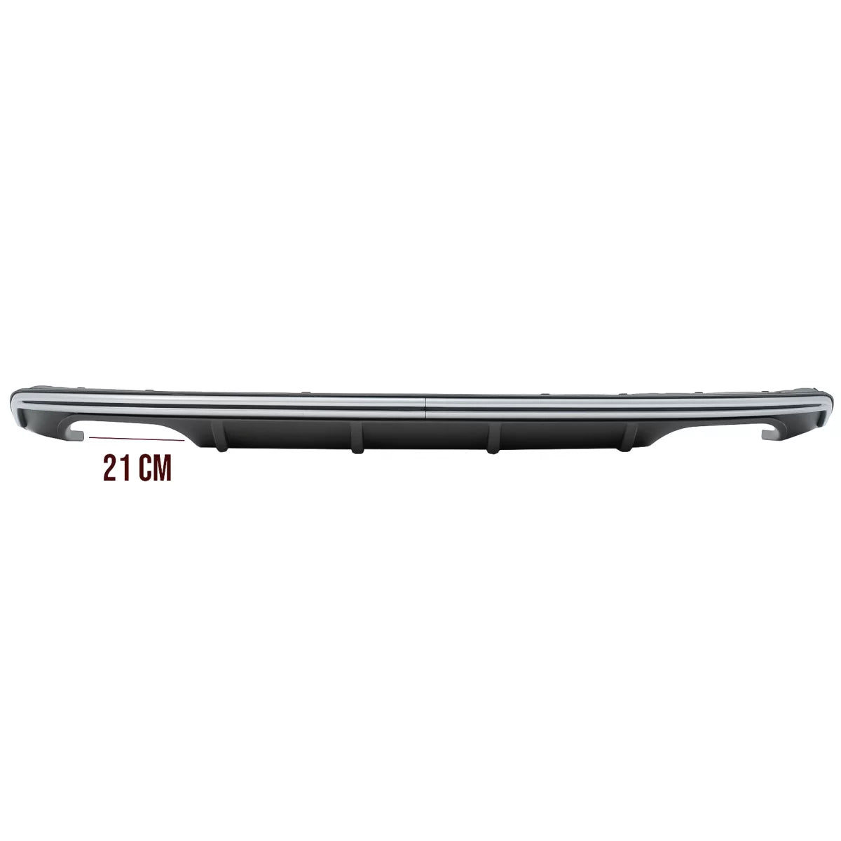 Rear Bumper Valance Diffuser suitable for Audi A3 8V Hatchback Sportback (2012-2015) S3 Design – product image 1