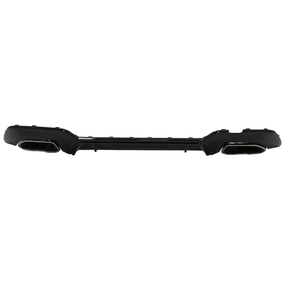 Rear Bumper Valance Diffuser With Chrome Exhaust Tips suitable for BMW 3 Series G20 G28 Sedan G21 Touring (2018-2022) M340i M