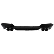 Rear Bumper Valance Diffuser Double Outlet with Exhaust Tips suitable for BMW X3 G01 LCI M-Sport (2021-2023) Piano Black – pr