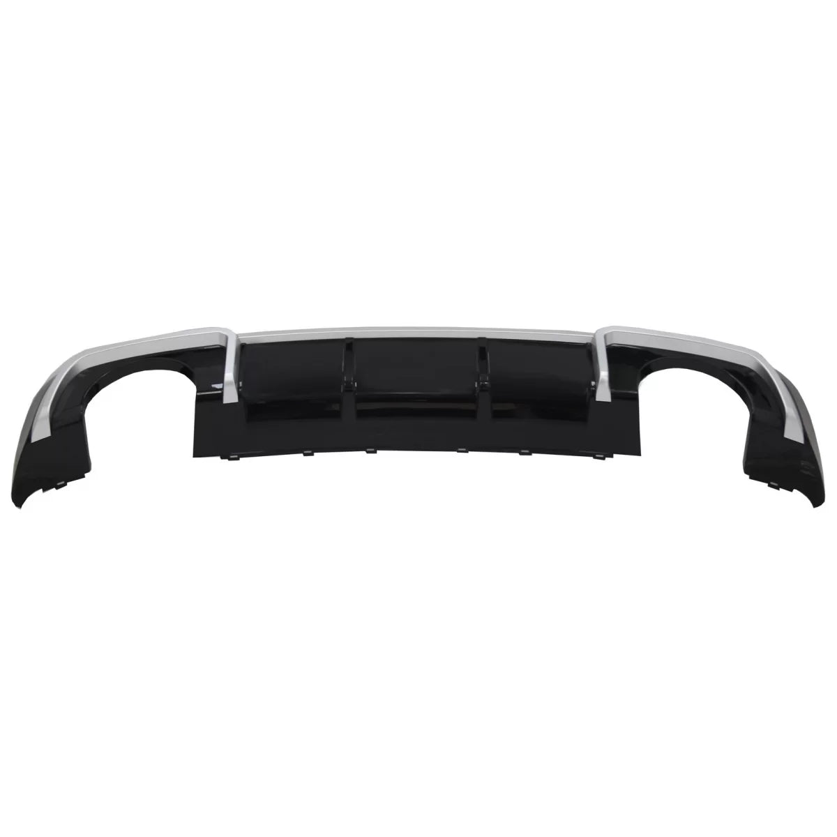 Rear Bumper Valance Diffuser with Exhaust Tips suitable for Audi A3 8V Sline Facelift (2016-2019) Hatchback Sportback RS3 Des