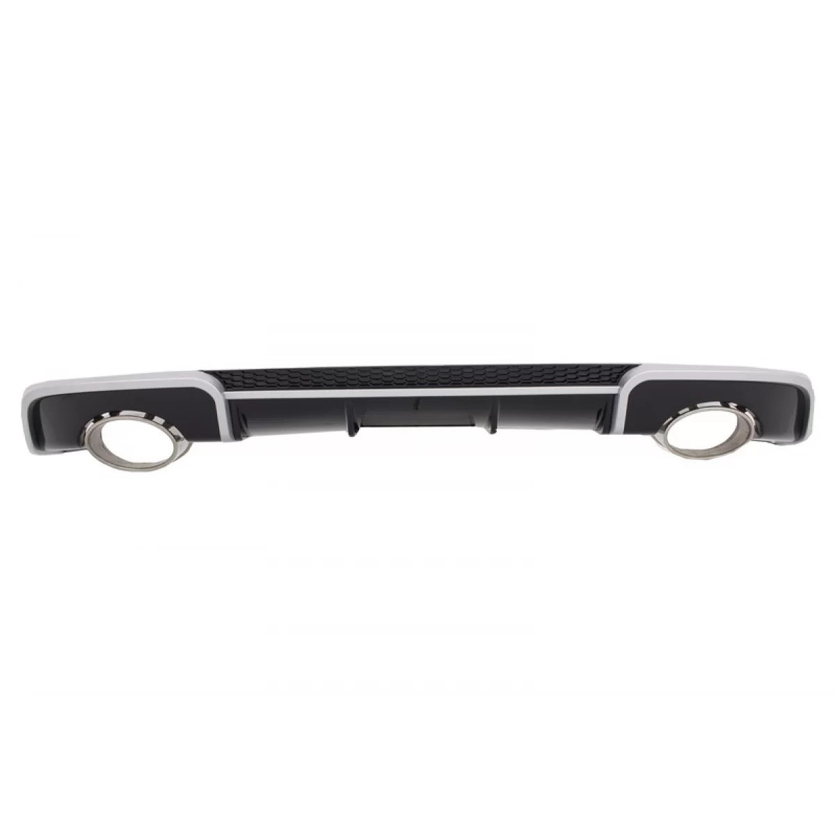 Rear Bumper Valance Diffuser with Exhaust Tips suitable for Audi A3 8V Hatchback Sportback (2012-2015) RS3 Design – product i