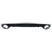 Rear Bumper Valance Diffuser and Exhaust Tips suitable for Audi A6 4G C7 Facelift (2015-2018) RS6 Design – product image 2
