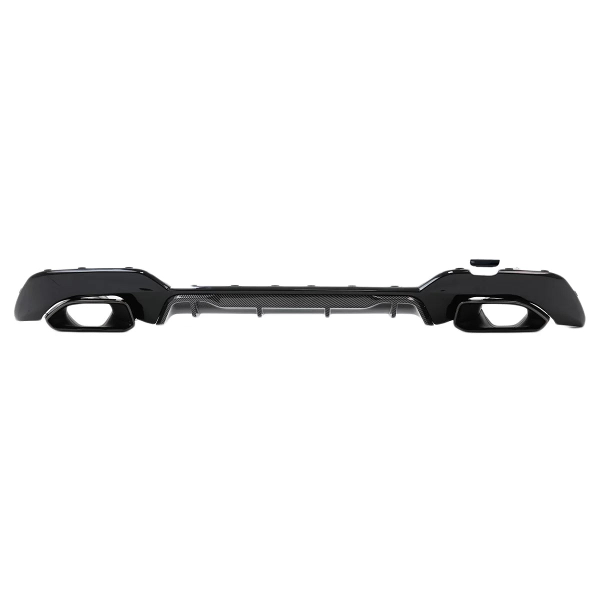 Rear Bumper Valance Diffuser With Exhaust Tips suitable for BMW 3 Series G20 G28 Sedan G21 Touring (2019-up) M340i M Look Car