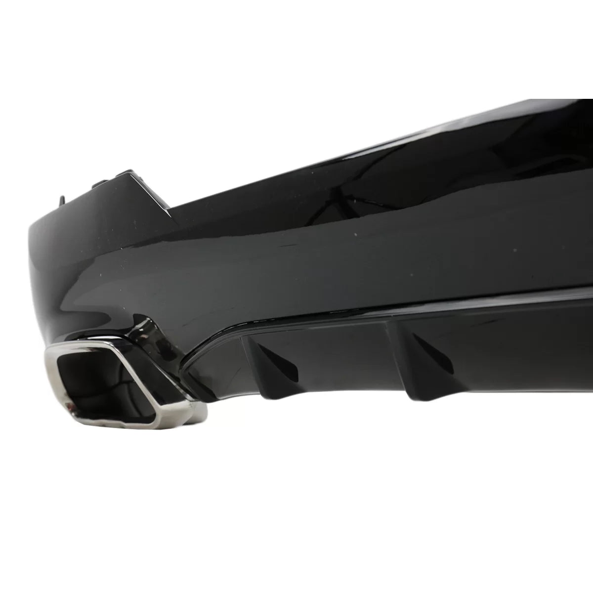 Rear Bumper Valance Diffuser With Exhaust Tips suitable for BMW 4 Series G22 G23 M Sport (2020-up) M440i Design Chrome – prod