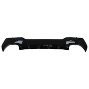 Rear Bumper Valance Diffuser With Exhaust Tips suitable for BMW 4 Series G22 G23 M Sport (2020-up) M440i Design Chrome – prod