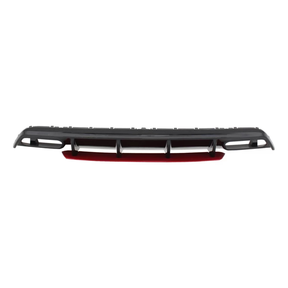 Rear Bumper Valance Diffuser suitable for Mercedes A-Class W176 Facelift (2015-2018) A45 Design Red Edition – product image 1