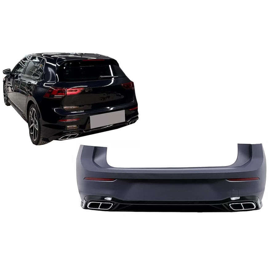 Rear Bumper suitable for VW Golf 8 VIII Hatchback Mk8 MQB (2020-2023) R Line Design – product image 1