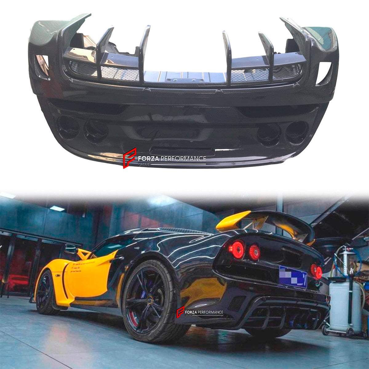 CARBON REAR CLAMSHELL for LOTUS EXIGE III S3 V6 2012 - 2021