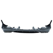 Rear Diffuser with Exhaust Muffler Tips suitable for Mercedes GLC X253 SUV (2015-07.2019) Night Package Design – product imag