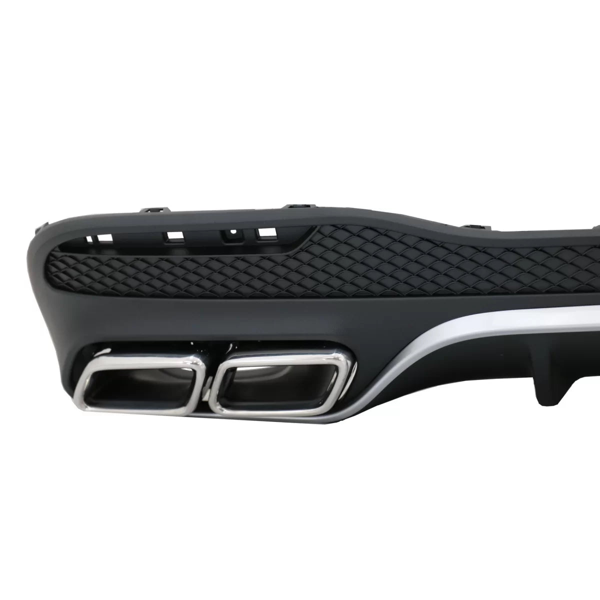 Rear Diffuser with Exhaust Muffler Tips suitable for Mercedes GLE W166 SUV Sport Line (2015-2018) – product image 1