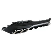 Rear Diffuser with Exhaust Muffler Tips suitable for Mercedes GLE W166 SUV Sport Line (2015-2018) – product image 3